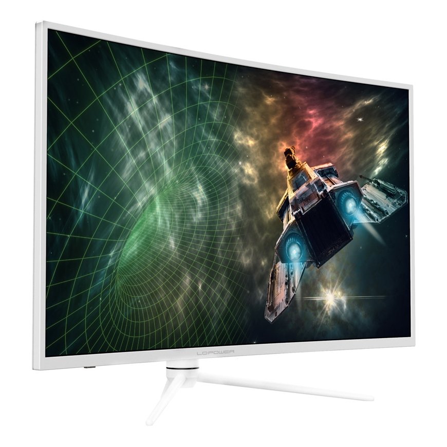 LC-Power LC-M39-QHD-165-C monitori 97,8 cm (38.5") 2560 x 1440 pikseļi Quad HD LED Balts – 2