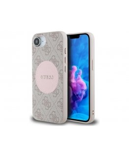 Case Guess 4G Circle Classic Logo MagSafe for iPhone 16e