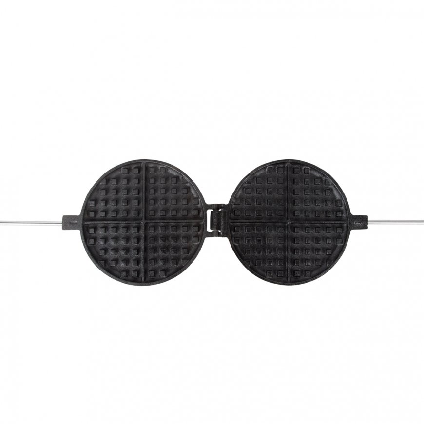 Esschert Design Waffeleisen 2 vohveli(a) musta – 4