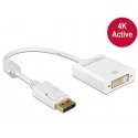 DeLOCK 62600 video cable adapter 0.2 m DisplayPort DVI-I White DeLOCK 62600 video cable adapter 0.2 m DisplayPort DVI-I White
