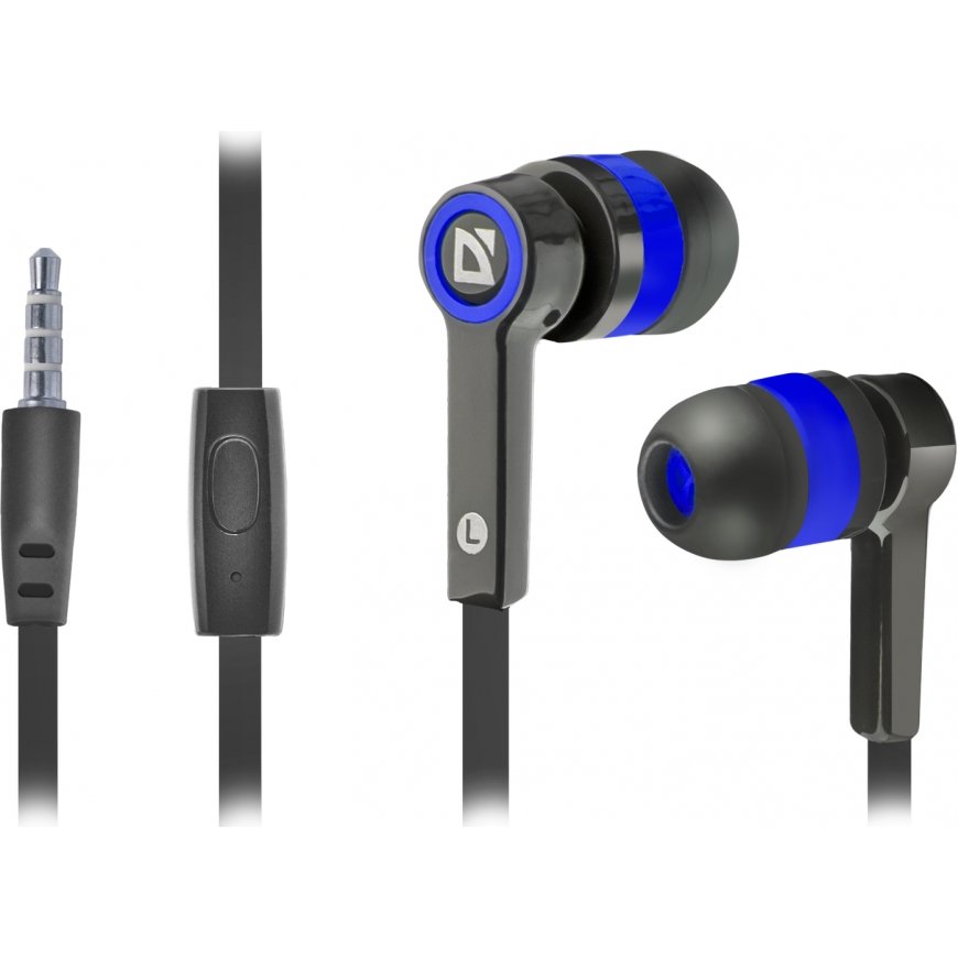 Defender Pulse-420 Kuulokkeet Langallinen In-ear musta, Sininen