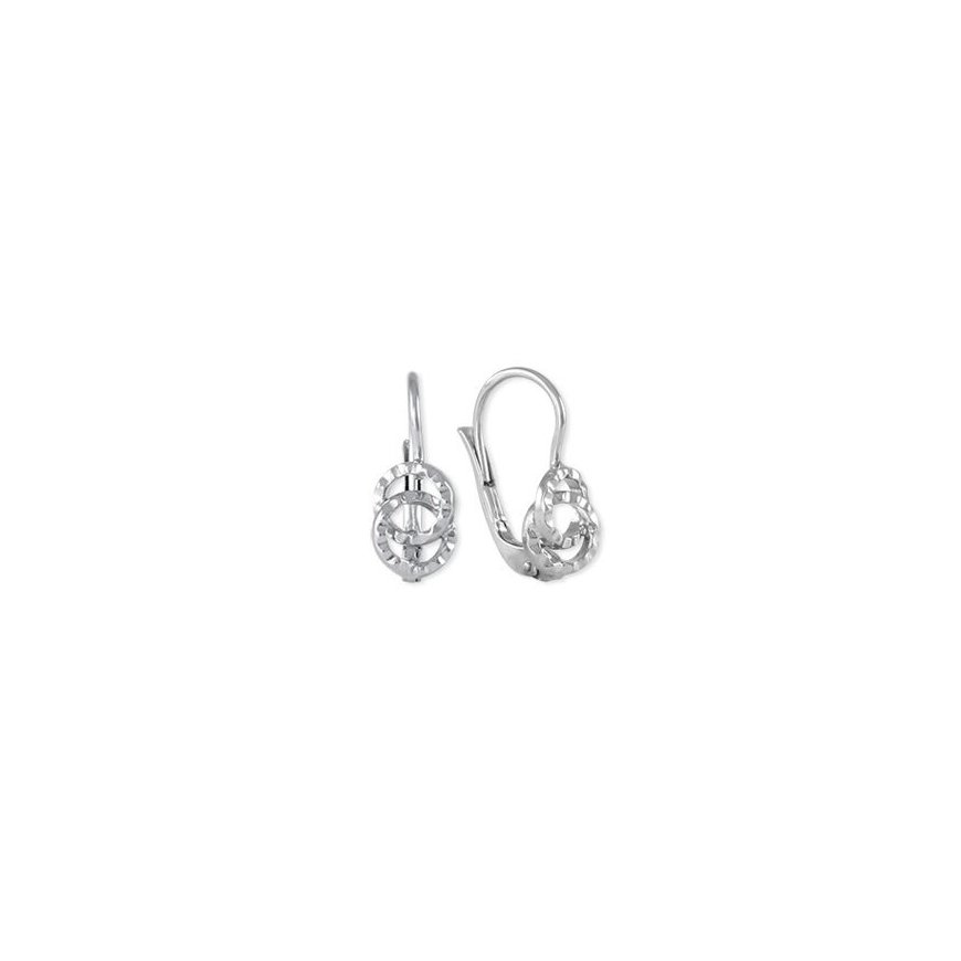 Brilio Silver Brilio Silver Decent silver earrings with cubic zirconia Flowers EA577WG – 2