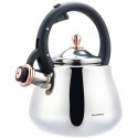 Kettle STALOWY NA GAZ 2.8L INDUCTION TRADYCYJNY KLAUSBERG KB-7776 Silver BŁYSZCZĄCY