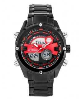 NAVIFORCE GLOCK MEN'S WATCH (zn039c) - black/red
