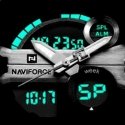 NAVIFORCE GLOCK MIESTEN KELLO (zn039c) - musta/punainen NAVIFORCE GLOCK MIESTEN KELLO (zn039c) - musta/punainen