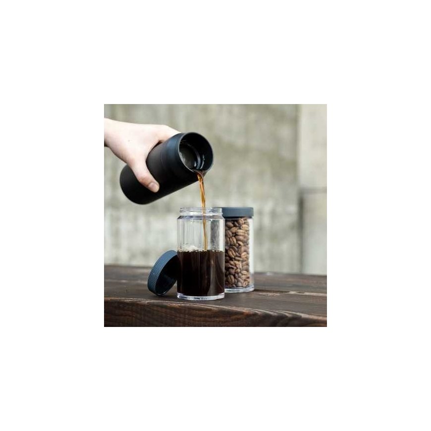 Comandante coffee grinder – Large bean jar with lid – transparent polymer – 2