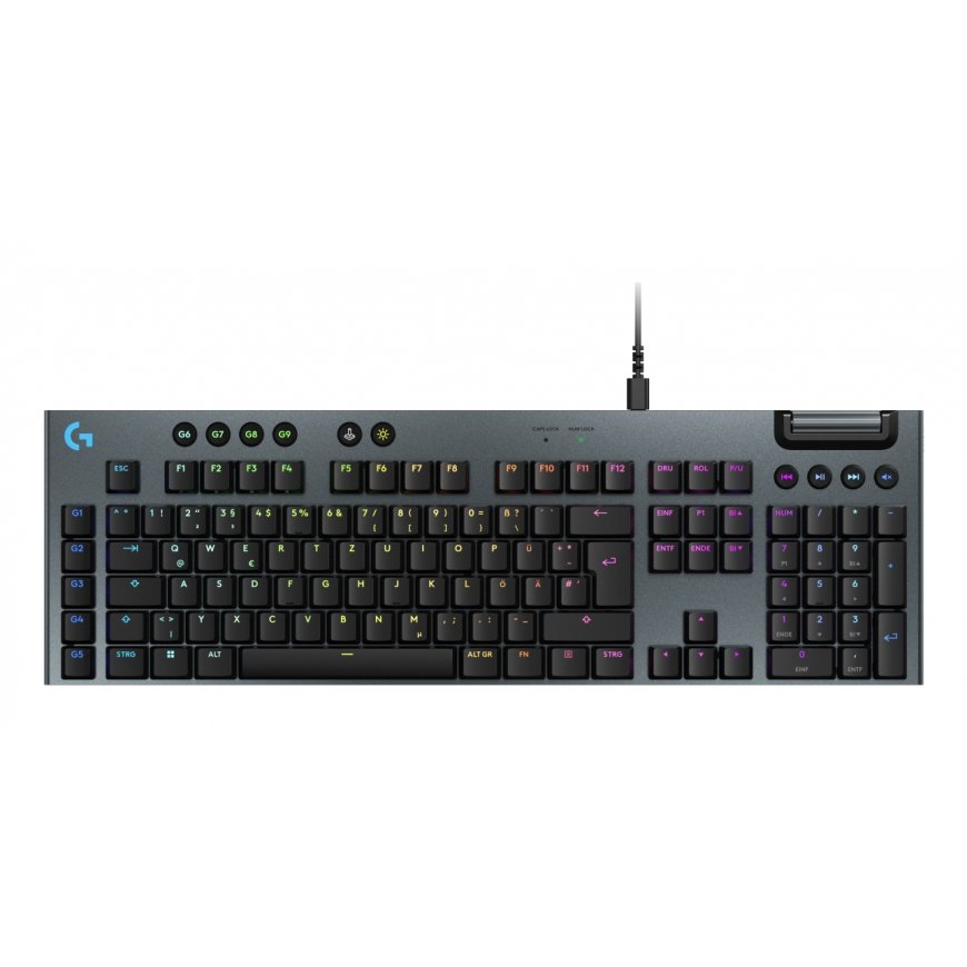 Logitech G G915 X klaviatūra Žaidimams USB QWERTZ Vokiečių Juoda