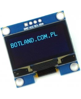 Oem OLED blue graphic display 1.3" 128x64px I2C v2 - blue symbols