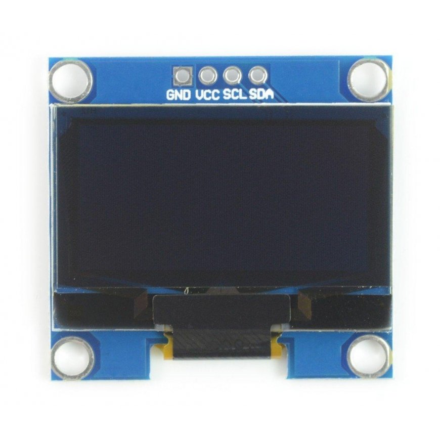 Oem OLED mėlynas grafinis ekranas 1.3" 128x64px I2C v2 - mėlyni simboliai – 2