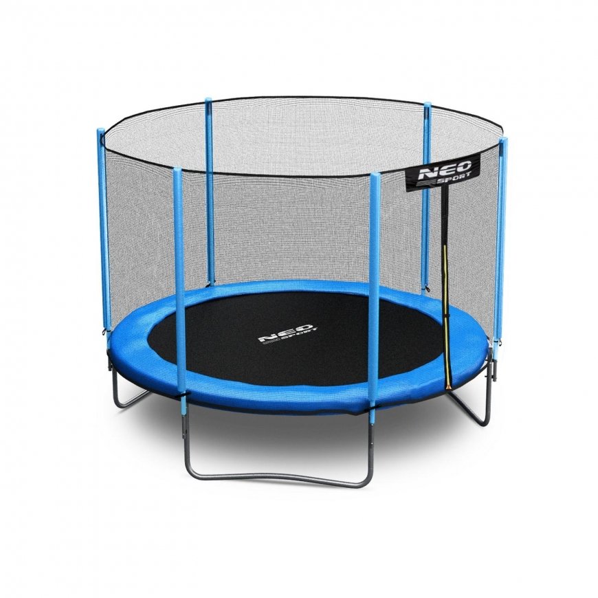 Batutas su išoriniu tinklu ir kopėčiomis Neo Sport, 252 x 52 cm – 5