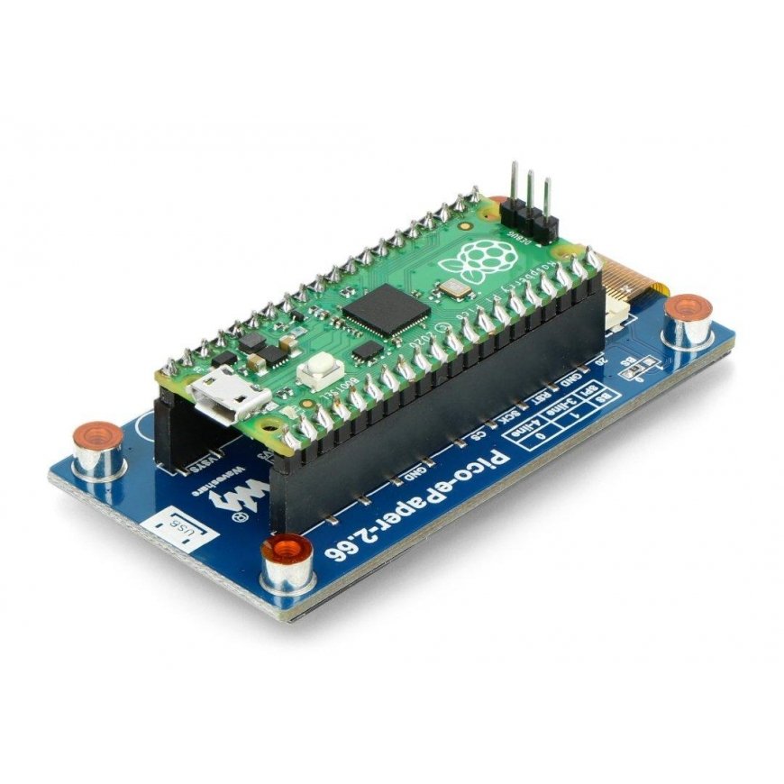 E-Paper E-Ink -näyttö 2,66'' 296x152px - SPI - 2 väriä - Raspberry Pi Pico - Waveshare 20052 – 4