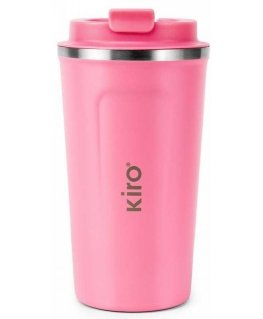 Tyhjiöeristetty termosmuki KIRO KI511P, pinkki, 510 ml