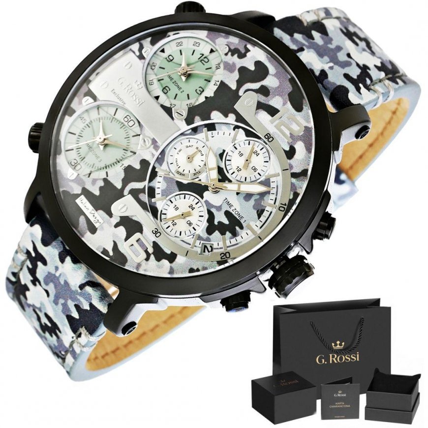Men's watch G. ROSSI - E11706A2-6F2 (zg336d) + box – 3