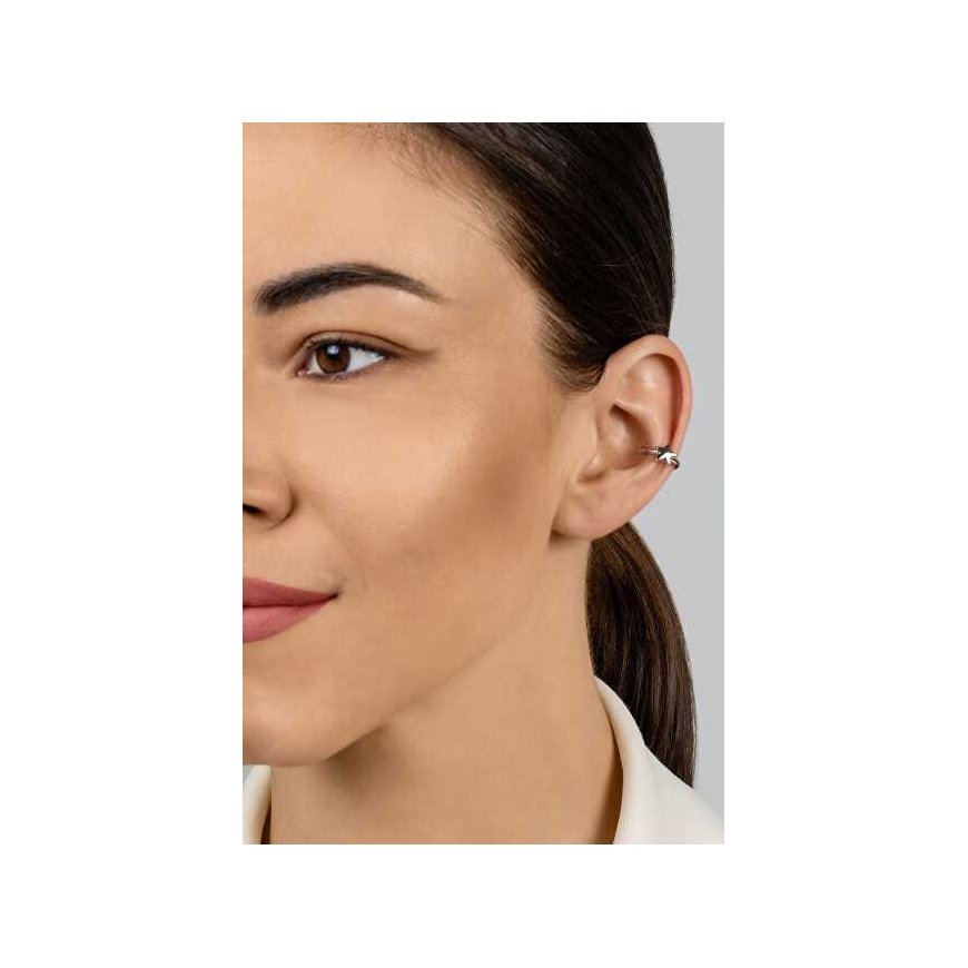 Brilio Silver Beautiful silver earrings Star EA784W – 2