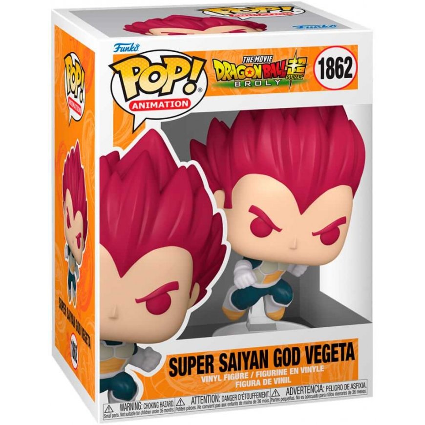 Funko POP figure Dragon Ball Super Broly Super Saiyan God Vegeta