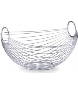 Fruit and Vegetable Basket - Metal, Oval, ZELLER