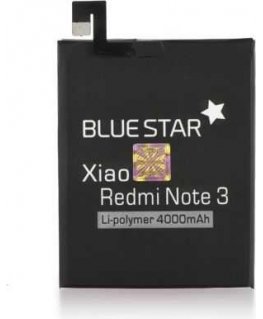 BlueStar Blue Star Blue Star Baterija GSM City XIOUMI Redmi 3 pastaba 4000 mAh Li- Ion Blue Star baterija