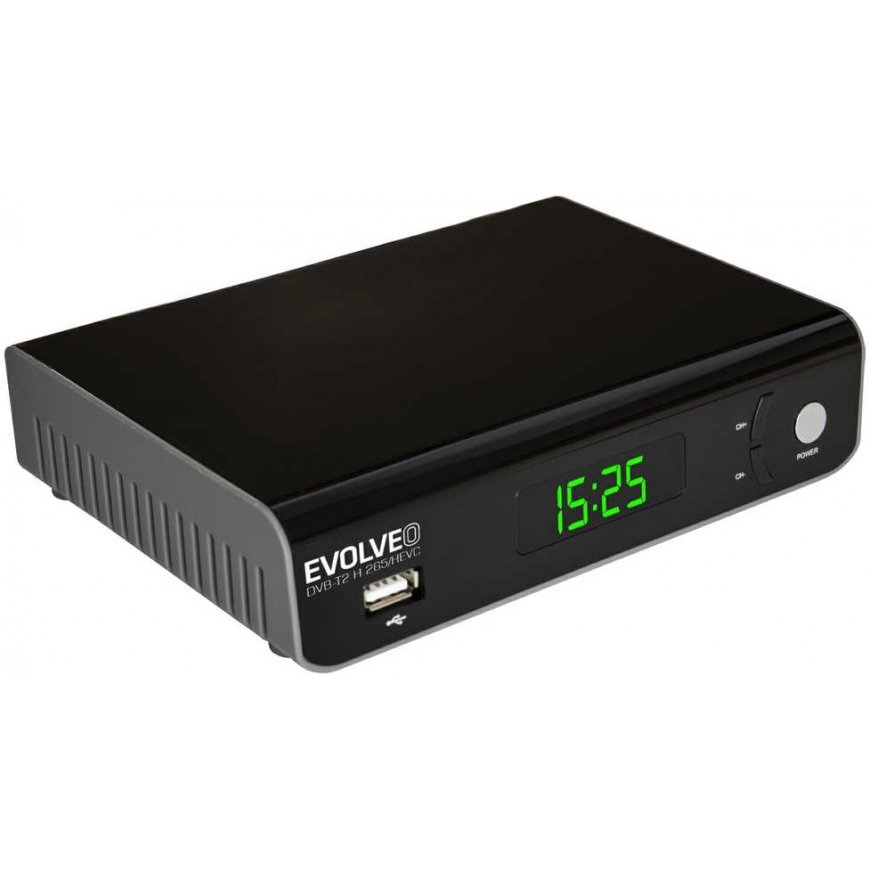 Receiver TV Evolveo Omega S3, HD DVB-T2 H.265/HEVC recorder – 2