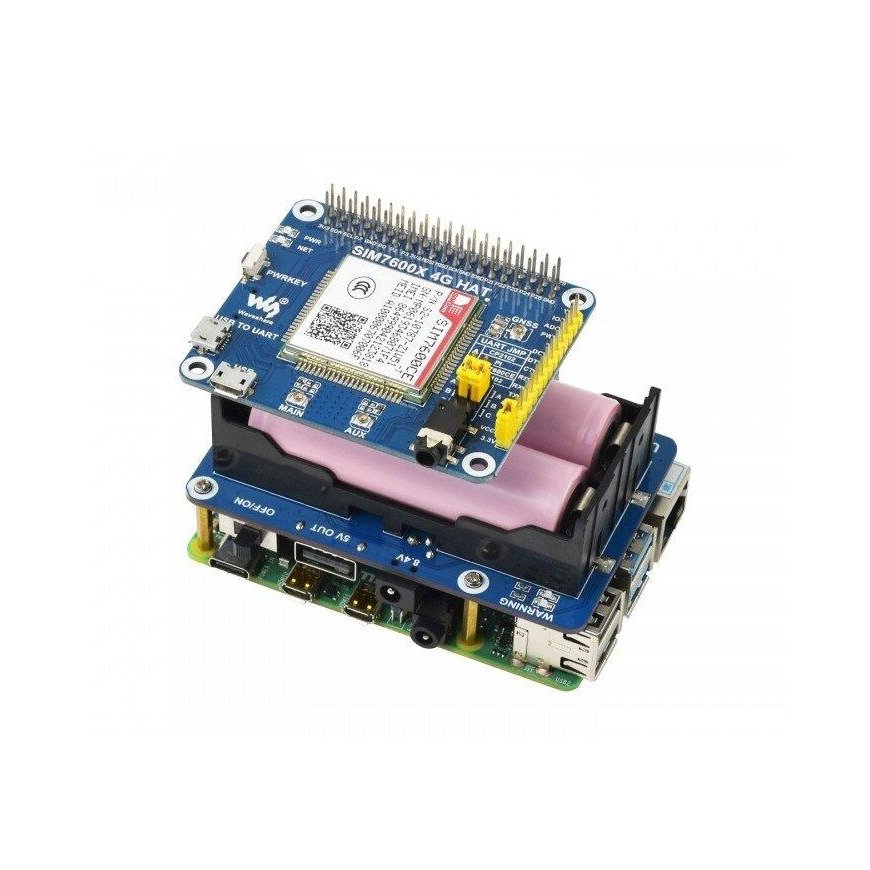 Uninterruptible power supply UPS, power adapter for Raspberry Pi, 5V, Waveshare 18306 – 5