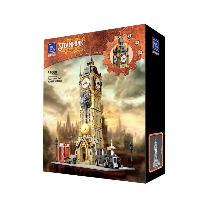 Pantasy Steampunk Clock Tower Big Ben Building Blocks 2424 pcs – 3
