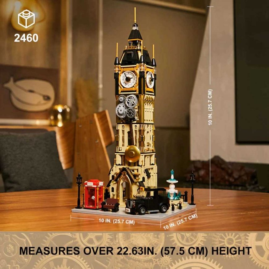Pantasy Steampunk Clock Tower Big Ben Building Blocks 2424 pcs – 4