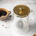 ZAPARZACZ DO KAWY HERBATY SZKLANY 600ML FRENCH PRESS KLAUSBERG KB-7766 Auksinė ZAPARZACZ DO KAWY HERBATY SZKLANY 600ML FRENCH PRESS KLAUSBERG KB-7766 Auksinė