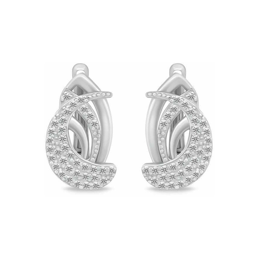 Brilio Silver Brilio Sidabrinis Gorgeous sidabrinis auskarai su cirkoniais EA137W – 2