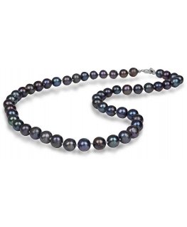 Jwl Luxury Pearls -kaulakoru aidoilla metallinsinisillä helmillä JL0265