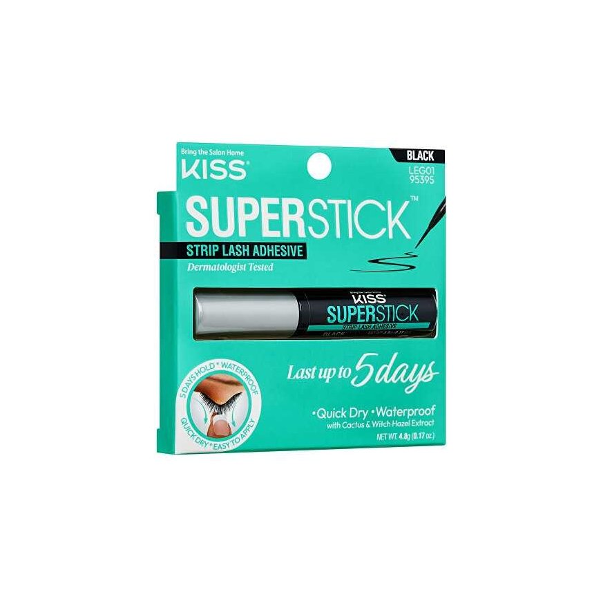 KISS Super Stick 5-Day Extended Wear (Strip Lash Adhesive) 4.8 g Juodas – 5