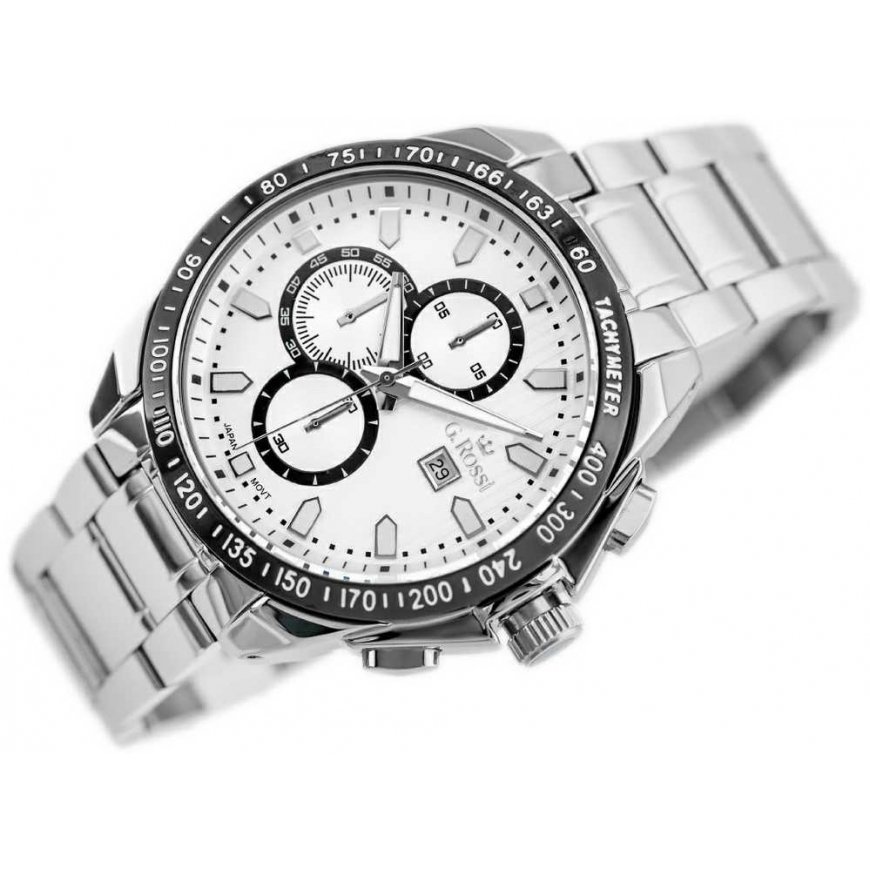 MEN'S WATCH G. ROSSI - BLUES (zg094h) - Silver + box – 3