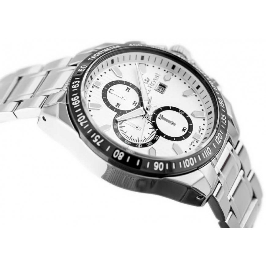MEN'S WATCH G. ROSSI - BLUES (zg094h) - Silver + box – 4