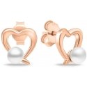 Brilio Silver Romantiškas bronzos perlų papuošalų rinkinys SET234R (auskarai, karoliai) Brilio Silver Romantiškas bronzos perlų papuošalų rinkinys SET234R (auskarai, karoliai)