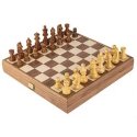 Manopoulos Staunton Walnut Wooden Chess Set with 27cm Inlaid Board Manopoulos Staunton Walnut Wooden Chess Set with 27cm Inlaid Board