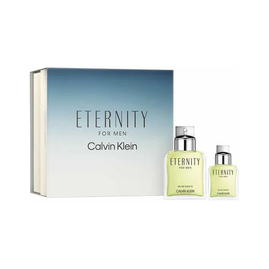 Calvin Klein Eternity For Men Eau De Toilette Spray, 100 ml Set 2 Pieces