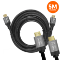 LTC HDMI-HDMI-kaapeli (v2.1 | 8K | 5 m) musta