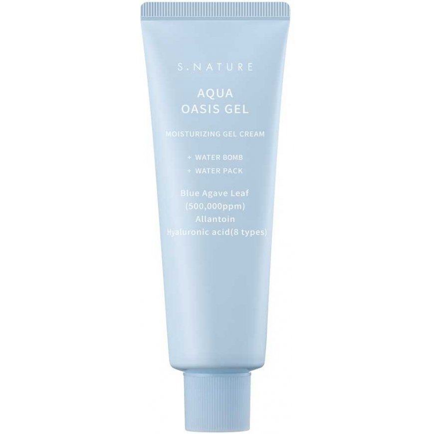 Snature Aqua Oasis kosteuttava geeli - Kermainen kosteuttava kasvovoidegeeli 80ml