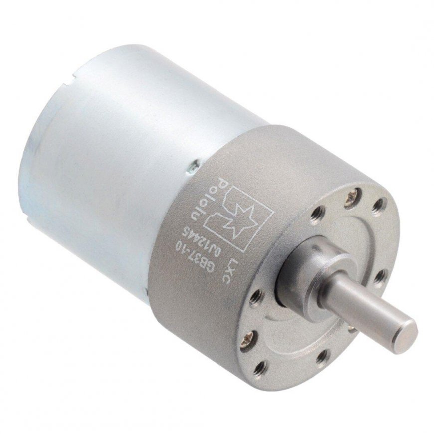 37Dx50L motor with 10:1 gearbox 24V 1000RPM - Pololu 4689