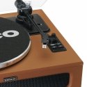 Lenco LS-430BN patefonas Garso grotuvas su diržine pavara Ruda Rankinis Lenco LS-430BN patefonas Garso grotuvas su diržine pavara Ruda Rankinis