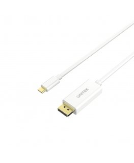 UNITEK V400A USB cable 1.8 m USB C DisplayPort White