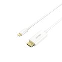 UNITEK V400A USB kabelis 1,8 m USB C DisplayPort Balta UNITEK V400A USB kabelis 1,8 m USB C DisplayPort Balta