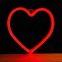 Forever Light Neon LED Light HEART red Bat + USB FLNEO7 Dekoratīvā gaismas figūra Forever Light Neon LED Light HEART red Bat + USB FLNEO7 Dekoratīvā gaismas figūra