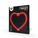 Forever Light Neon LED Light HEART red Bat + USB FLNEO7 Dekoratiivne valguskuju Forever Light Neon LED Light HEART red Bat + USB FLNEO7 Dekoratiivne valguskuju