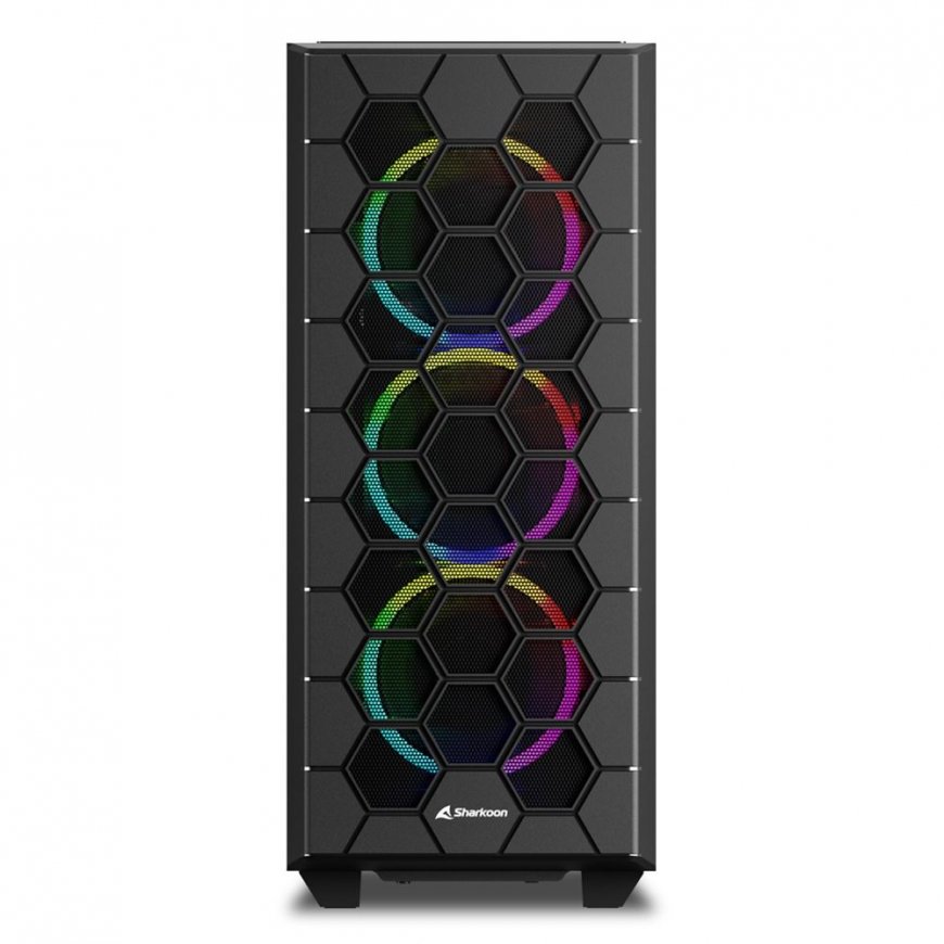Sharkoon RGB HEX Desktops Melns – 2
