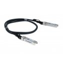 LevelOne DAC-0102 InfiniBand ja kiudoptilised kaablid 2 m SFP+ Must