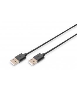 Digitus AK-300100-010-S USB-kaabel USB 2.0 1 m USB A Must