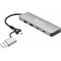 Sandberg USB-C/A to 2xUSB-A+2xUSB-C Hub Sandberg USB-C/A to 2xUSB-A+2xUSB-C Hub
