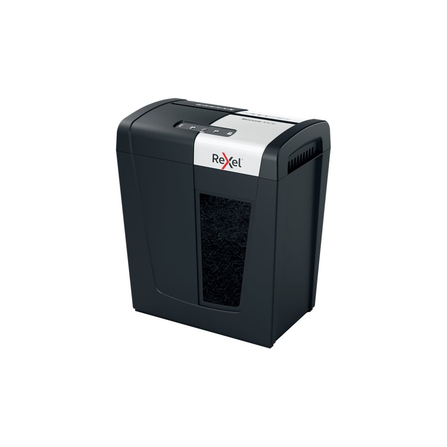 Rexel Secure MC6 paberihunt Micro-cut tüüpi purustaja 60 dB Must, Hõbe – 4
