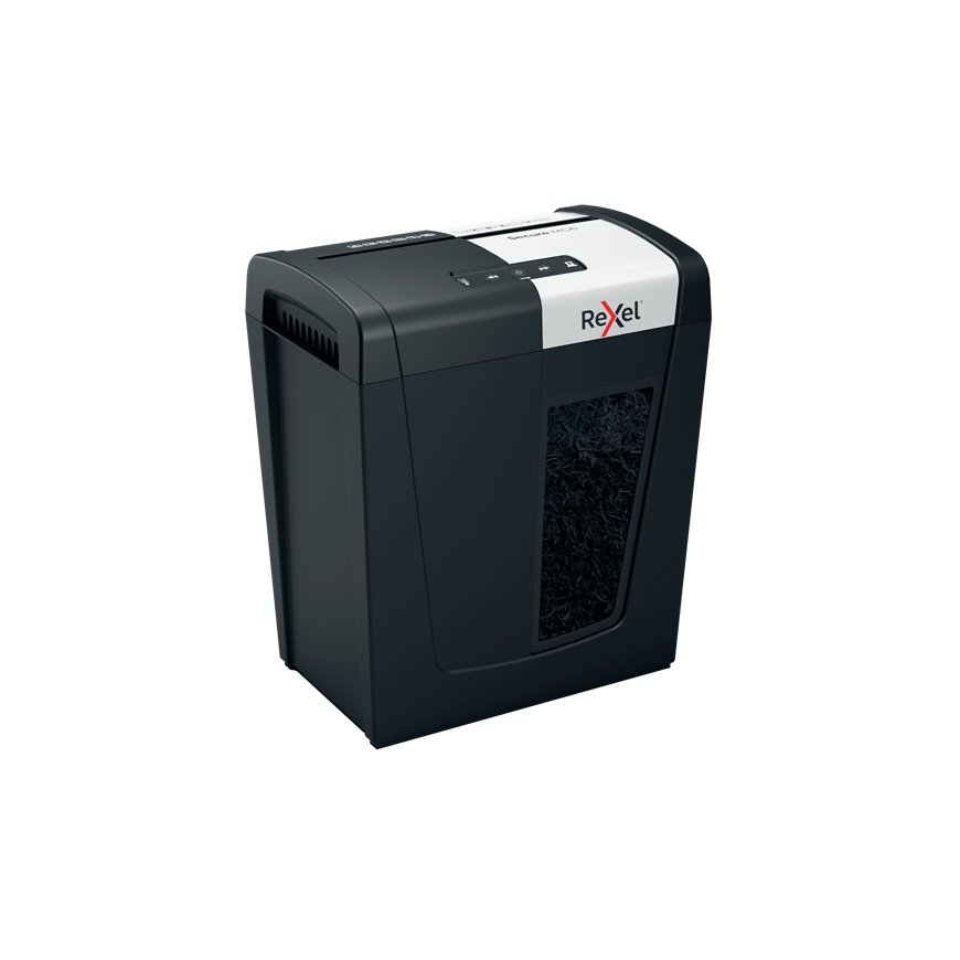 Rexel Secure MC6 papīra smalcinātājs Mikrogriezumu smalcināšana 60 dB Melns, Sudrabs – 5