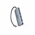 DICOTA D32062 sąsajos šakotuvas C tipo USB Sidabras