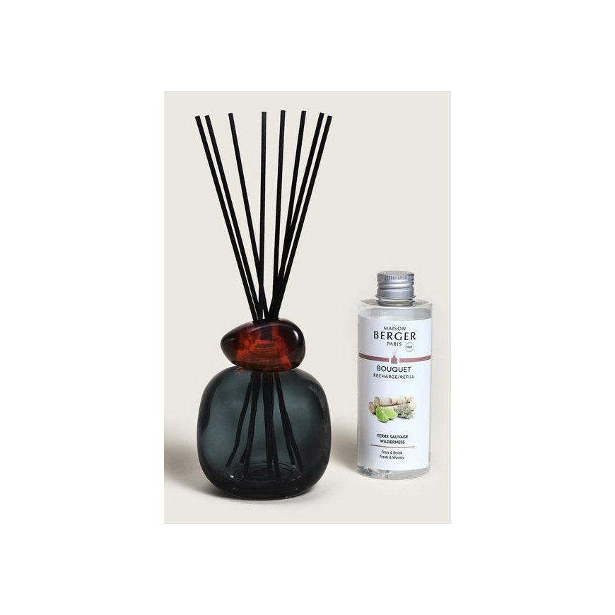 Maison Berger Paris MB7833 aroma diffuser Fragrance bottle Glass Amber, Black